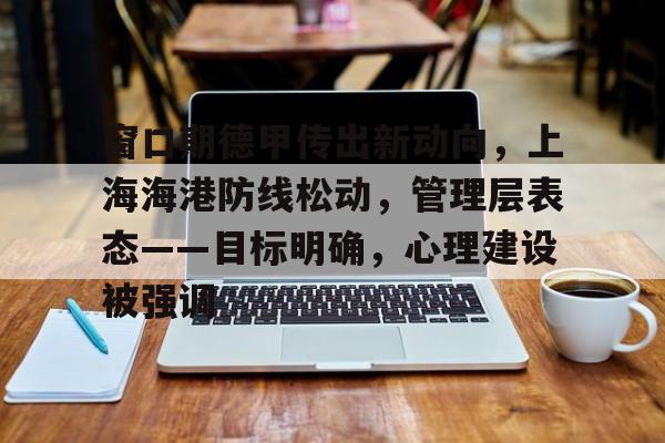 关于窗口期德甲传出新动向，上海海港防线松动，管理层表态——目标明确，心理建设被强调的信息